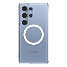   Spigen Ultra Hybrid MagFit Samsung Galaxy S25 Ultra tok, átlátszó-fehér