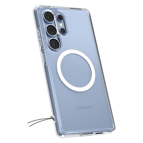 Spigen Ultra Hybrid MagFit Samsung Galaxy S25 Ultra tok, átlátszó-fehér