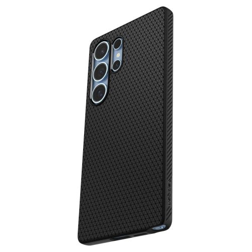Spigen Liquid Air Samsung Galaxy S25 Ultra tok, Matte Black, fekete