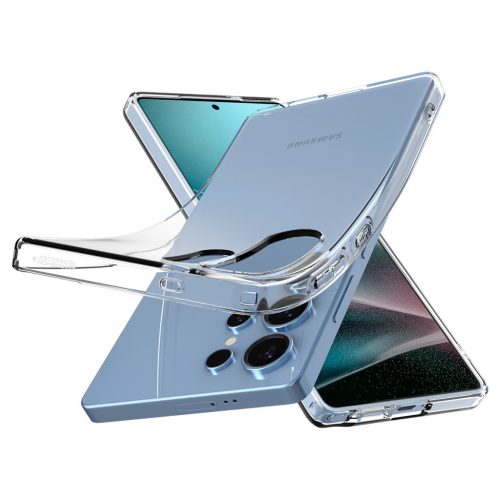 Spigen Liquid Crystal Samsung Galaxy S25 Ultra tok, Crystal Clear, átlátszó
