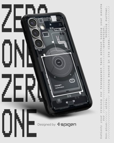 Spigen Ultra Hybrid MagFit Samsung Galaxy S25 tok, Zero One, fekete