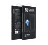 Samsung Galaxy S25 5D Full Glue tempered glass kijelzővédő üvegfólia, fekete