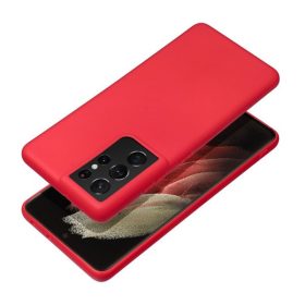 Forcell Soft Samsung Galaxy S25 Plus szilikon tok, piros