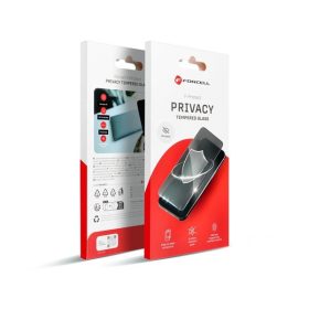   Forcell Privacy Iphone 7/8/SE 2020/SE 2022 betekintésgátló kijelzővédő üvegfólia, fekete