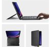 Dux Ducis DK Samsung Tab S10 Plus/S9 Plus/S9 FE Plus kihajtható tok vezeték nélküli billentyűzettel, háttérvilágítással, fekete