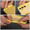 2mm Samsung Galaxy S25 Ultra szilikon tok, világos sárga
