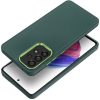 Frame Samsung Galaxy S25 Ultra közepesen ütésálló tok kameravédő kerettel, zöld