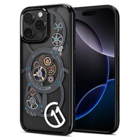   Spigen C11 Series Chronos Edition Magfit Apple iPhone 16 Pro tok, MagSafe, fekete ACS09193