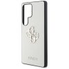 Guess Grained Big 4G Logo Small Classic Logo Samsung Galaxy S25 Ultra  kemény hátlap tok, bézs