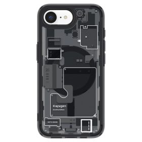   Spigen Ultra Hybrid MagFit Apple iPhone 17e / iPhone 16e tok, MagSafe, Zero One, fekete