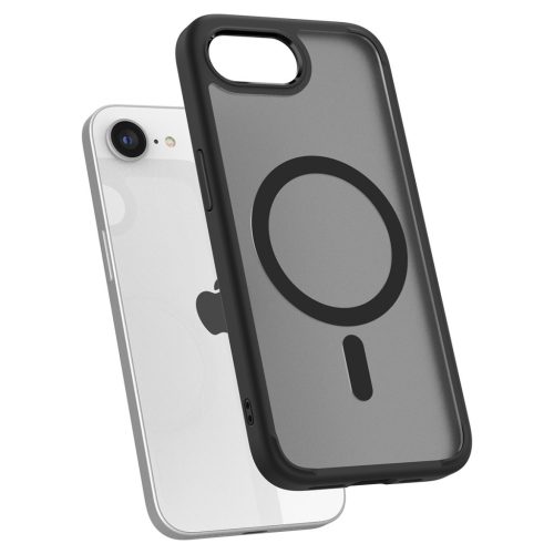 Spigen Ultra Hybrid MagFit Apple iPhone 17e / iPhone 16e tok, MagSafe, Frost Black, fekete