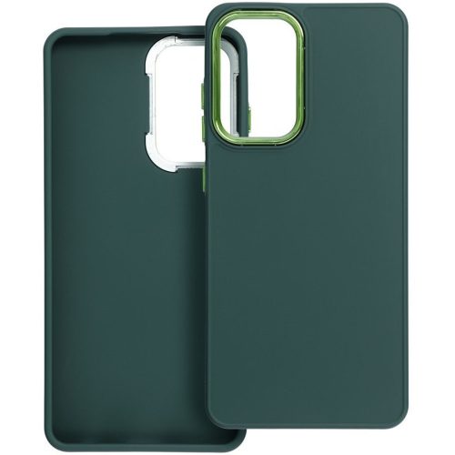Frame Apple iPhone 17e / iPhone 16e közepesen ütésálló tok kameravédő kerettel, zöld