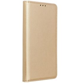 Magnet Samsung Galaxy A56 mágneses flip tok, arany