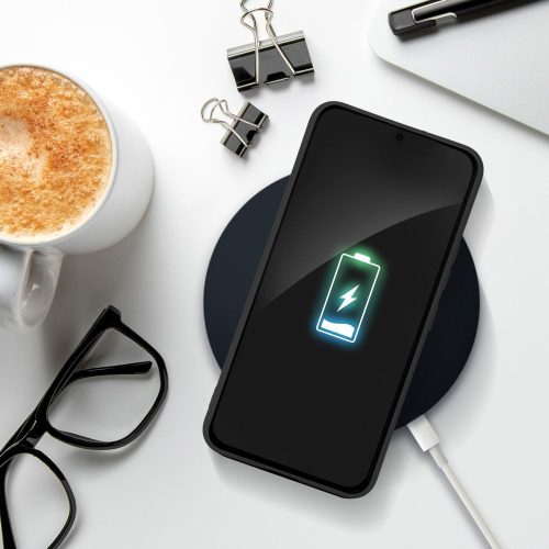 Forcell Soft szilikon hátlap tok Samsung Galaxy A56, fekete