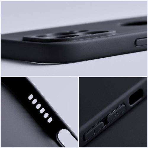 Forcell Soft szilikon hátlap tok Samsung Galaxy A36, fekete