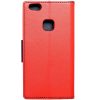 Fancy Motorola G35 5G mágneses flip tok, piros-kék