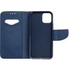 Fancy Motorola G35 5G mágneses flip tok, piros-kék