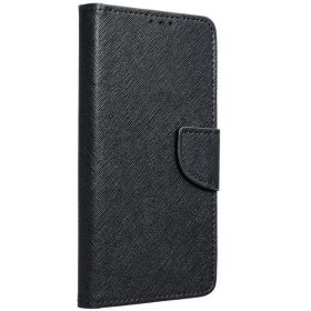 Fancy Motorola G55 5G mágneses flip tok, fekete