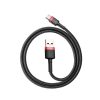 Baseus Cafule USB-USB-C kábel, 3A, 0,5 m, piros-fekete