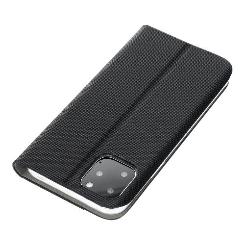 Forcell Sensitive Xiaomi Redmi Note 14 4G (Global) oldalra nyíló flip tok, fekete