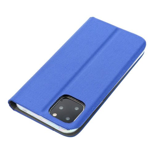 Forcell Sensitive Xiaomi Redmi Note 14 4G (Global) oldalra nyíló flip tok, kék