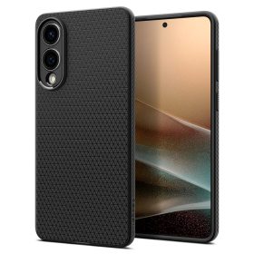   Spigen Liquid Air Samsung Galaxy S25 Edge tok, Matte Black, fekete