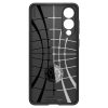 Spigen Liquid Air Samsung Galaxy S25 Edge tok, Matte Black, fekete
