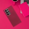 Frame Samsung Galaxy S25 Edge közepesen ütésálló tok kameravédő kerettel, magenta