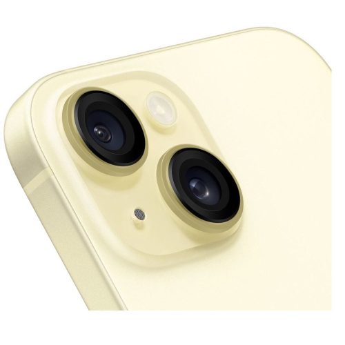 Obal:Me Apple iPhone 15/ 15 Plus tempered glass kamera védő üvegfólia, sárga
