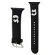 Karl Lagerfeld Karl and Choupette Head NFT Apple Watch 42/44/45/46/49 szíj, fekete