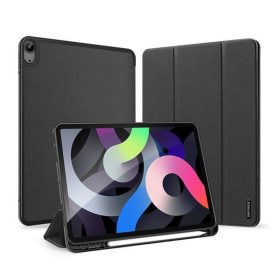   Dux Ducis Domo iPad Air 4/5/6 10.9 kihajtható tok pencil tartóval, fekete