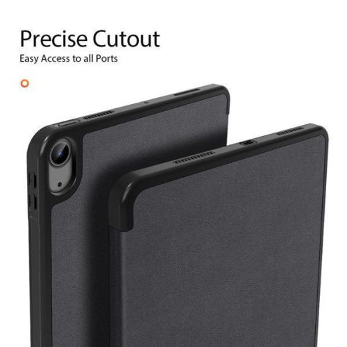 Dux Ducis Domo iPad Air 4/5/6 10.9 kihajtható tok pencil tartóval, fekete