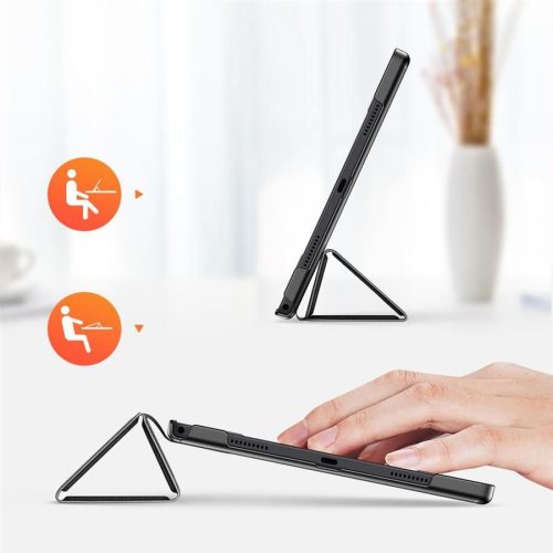 Dux Ducis Domo Samsung Galaxy Tab A8 2021 kihajtható tok pencil tartóval, fekete