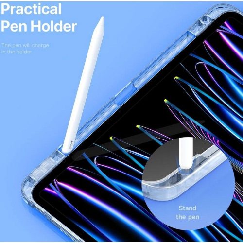 Dux Ducis Unid iPad Pro 11 (2024 / 2025) kihajtható tok pencil tartóval, fekete