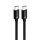 FORCELL F-ENERGY C338 USB-C-USB-C adatkábel, PD, 3A, QC4.0, 60W, 3m, fekete