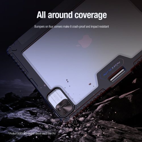 Nillkin Bumper Pro iPad 10.9 2022 / iPad 11 2025 kihajtható tok, kék