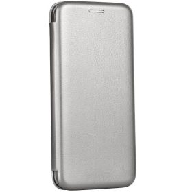   Samsung Galaxy A14 4G / A14 5G SM-A145F / A146B, Oldalra nyíló tok, stand, Forcell Elegance, szürke