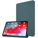 Samsung Galaxy Tab S9 Ultra 14.6 / Tab S10 Ultra 14.6 SM-X910 / X916B / X920 / X926B, mappa tok, Trifold, sötétzöld