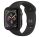Spigen Thin Fit Apple Watch S4 / S5 / S6 / SE 44mm Fekete tok