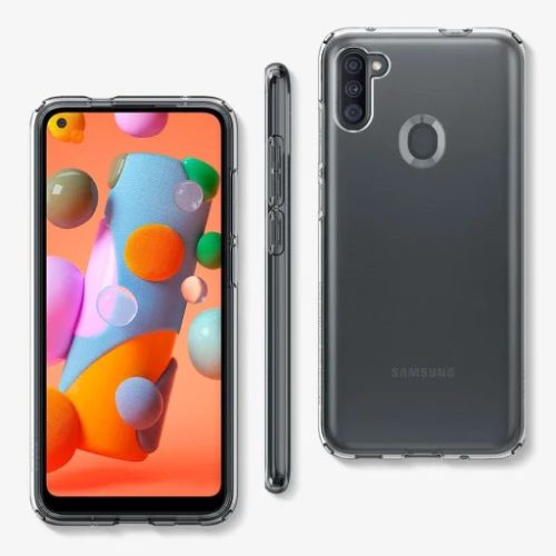Spigen Liquid Crystal Samsung Galaxy A11 tok, Crystal Clear, átlátszó