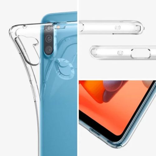 Spigen Liquid Crystal Samsung Galaxy A11 tok, Crystal Clear, átlátszó
