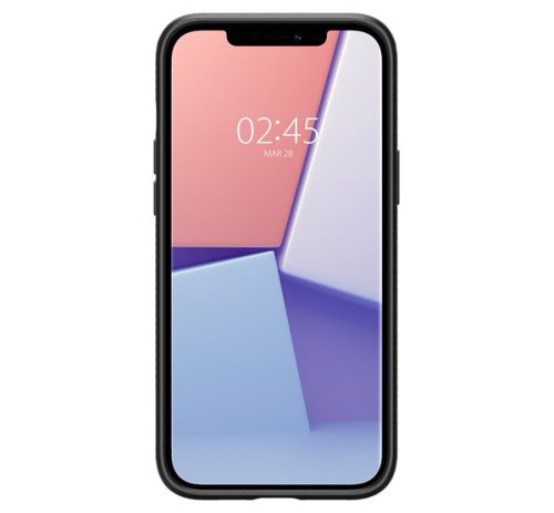 Spigen Liquid Air Apple iPhone 12 / 12 Pro tok, Matte Black, fekete