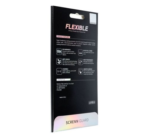 Apple iPhone 12 mini, 5D Full Glue Nano teljes kijelzős üvegfólia, fekete