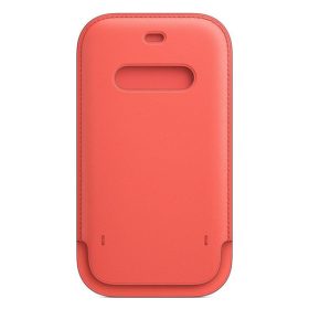   Apple iPhone 12 mini MagSafe-rögzítésű bebújtatós bőr tok, pink citrus