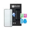 Xiaomi Redmi Note 9 5G Full Glue hajlított tempered glass kijelzővédő üvegfólia, fekete