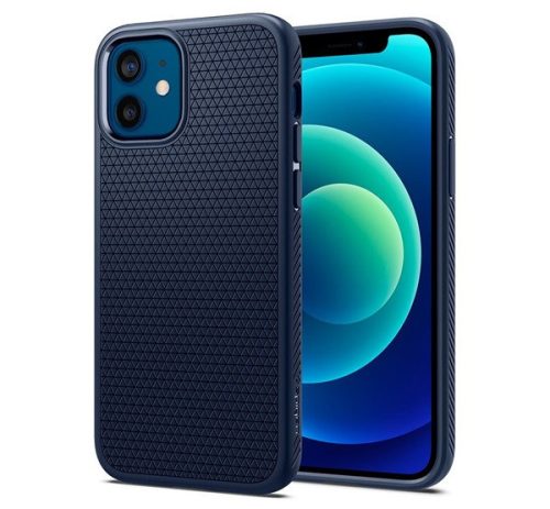 Spigen Liquid Air Apple iPhone 12/12 Pro tok, Navy Blue, kék