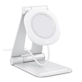 Spigen MagFit MagSafe töltőpad tartó állvány, fehér