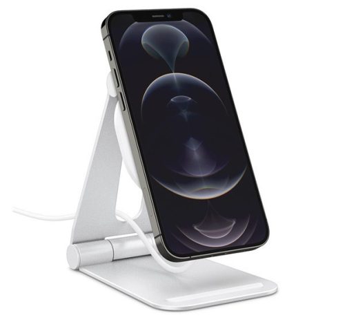 Spigen MagFit MagSafe töltőpad tartó állvány, fehér