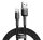 Baseus Cafule USB / USB-C töltő- és adatkábel, 1m, szürke-fekete