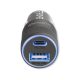 4smarts Rapid+ autós szivargyújtó gyorstöltő, USB-C + USB, PD, 27W, szürke